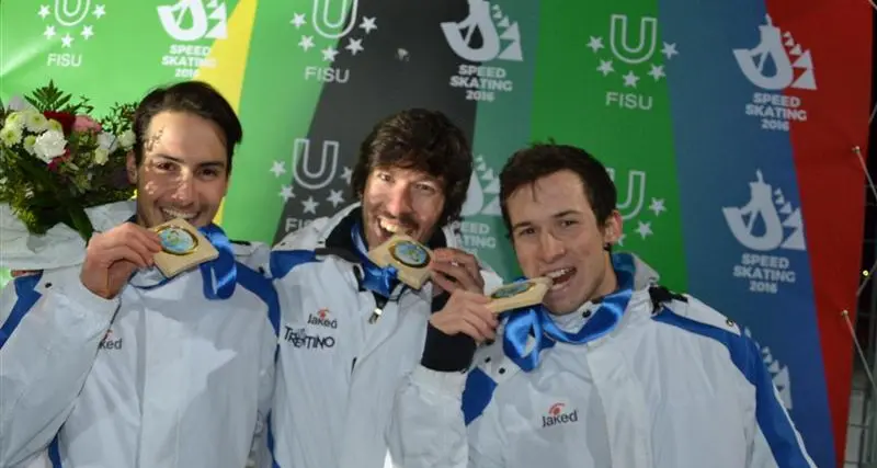 Già tre medaglie d'oro per i colori azzurri ai Mondiali Universitari di pattinaggio