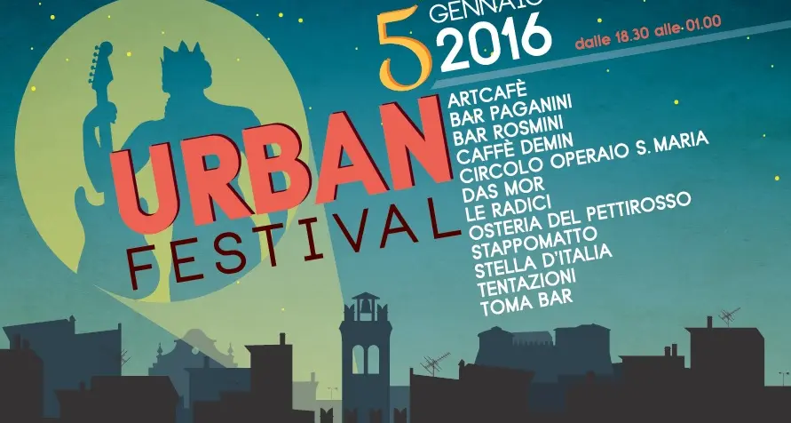 Urban Festival a Rovereto Una notte di musica giovane
