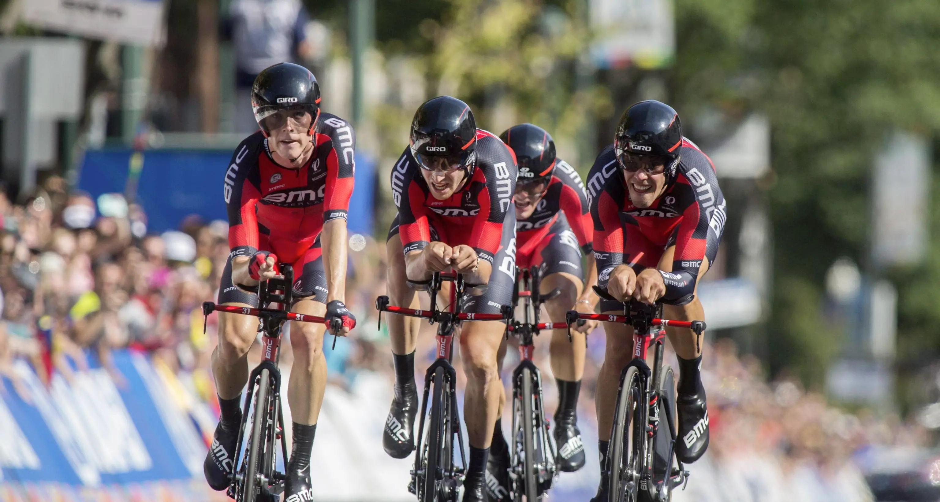 Tirreno - Adriatico, cronosquadre alla Bmc Daniel Oss è leader della classifica