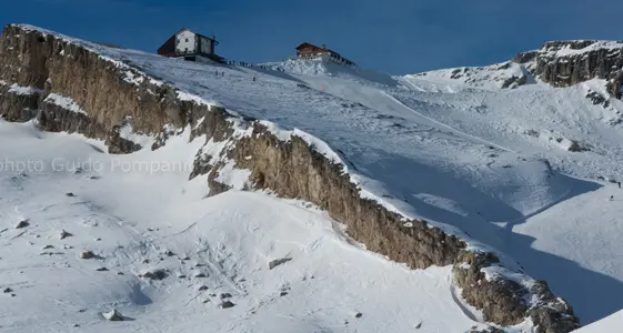 Cinque scialpinisti salvati dai soccorritori a Cortina