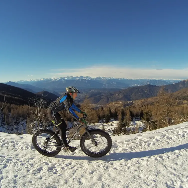 Fat bike sulla neve: dove provarla in Trentino