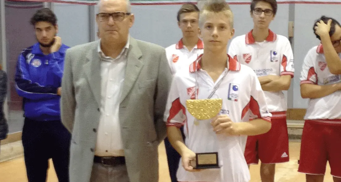 Bocce giovanili, il trentino Patrizio Carli è d'oro nella coppa dei Campioni a Cordignano