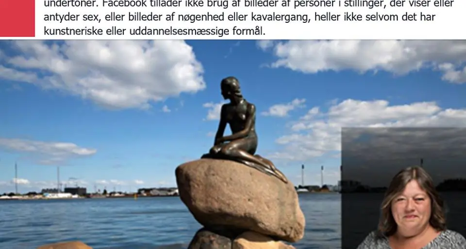 La Sirenetta di Copenaghen? Per Facebook è troppo nuda