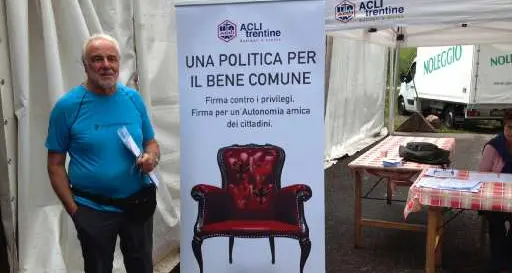 Le Acli schierate: guerra aperta ai vitalizi Da Predazzo lanciata la raccolta firme per la riforma