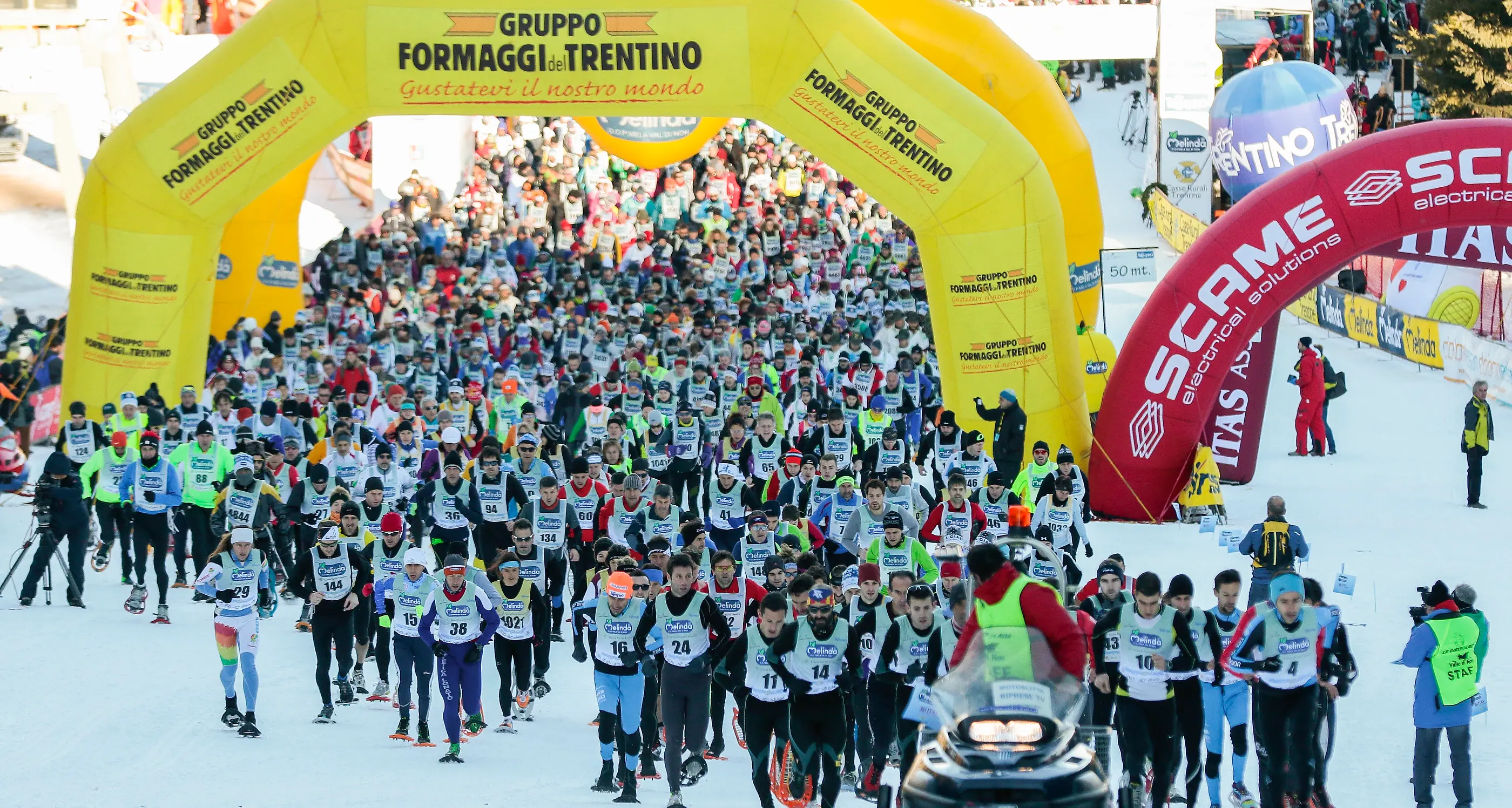 Ciaspolada, Rambaldini e Trias i campioni da battere