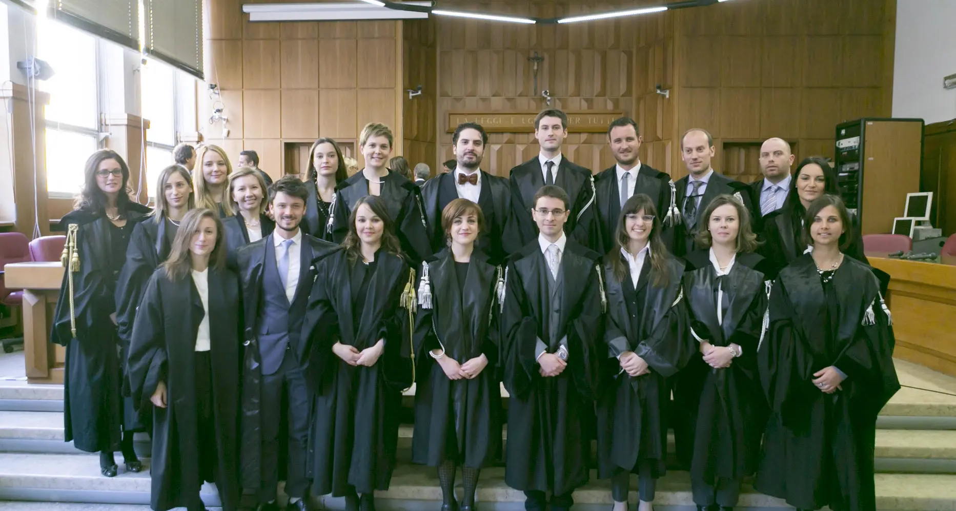 Tribunale, cerimonia di giuramento per venti nuovi avvocati