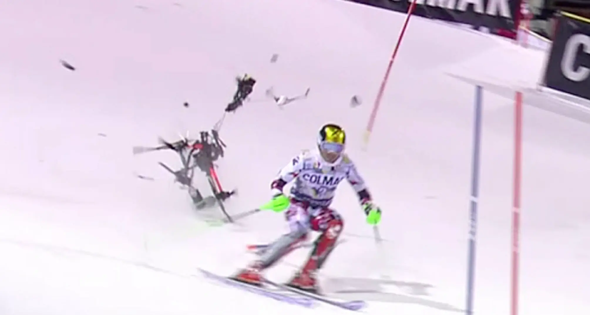 L'incidente sfiorato a Campiglio La Fis ora vieta i droni televisivi