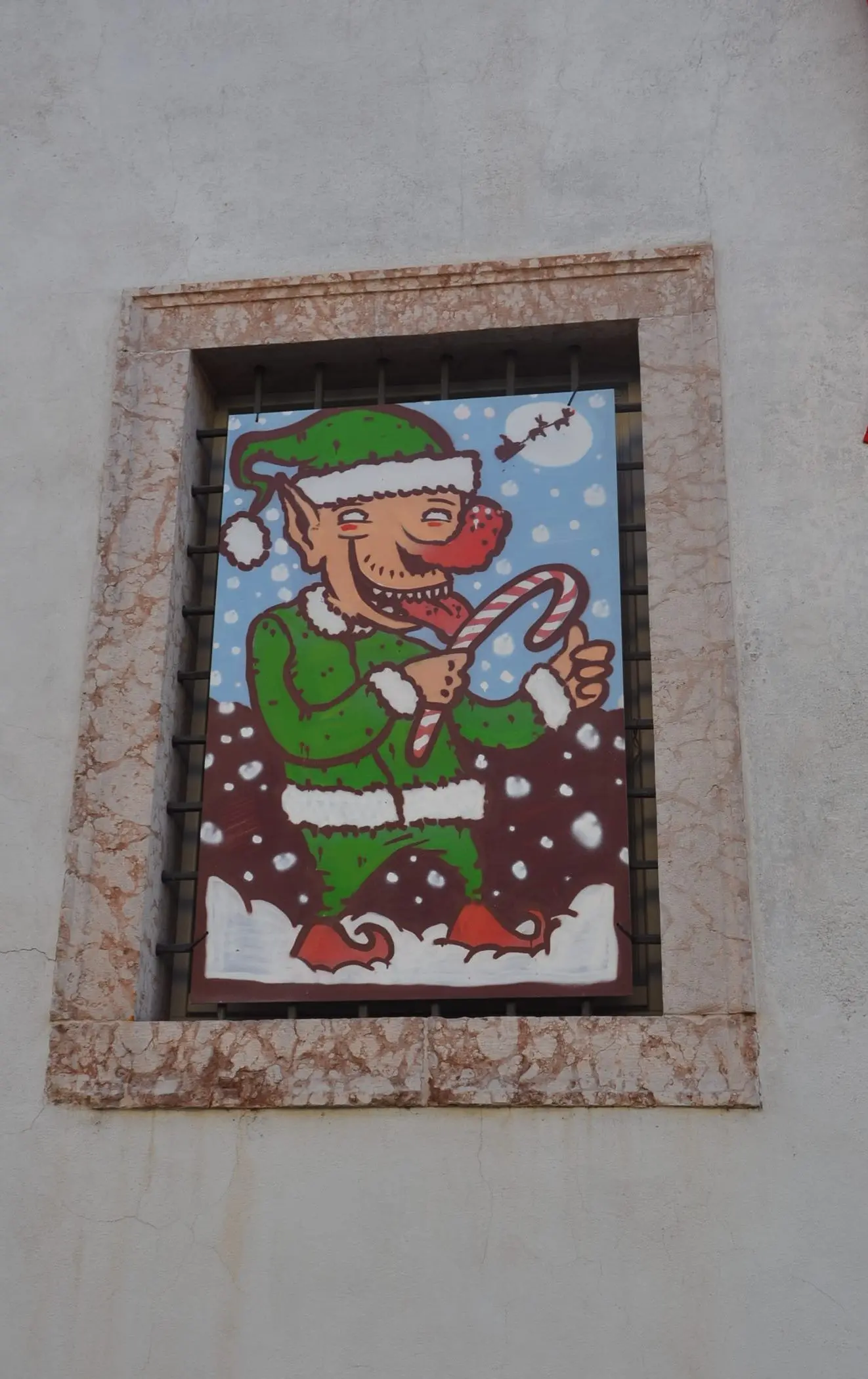 A Pergine va in scena il Natale dei graffitari