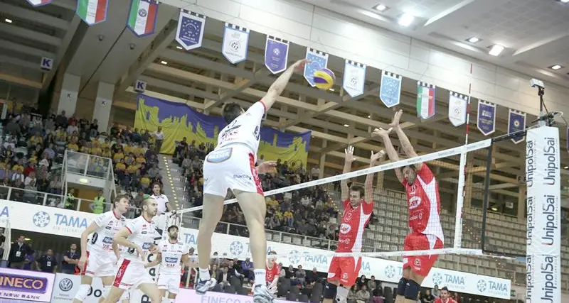 Superlega, tutto facile per la Diatec Si sbarazza 3-0 della Lpr Piacenza