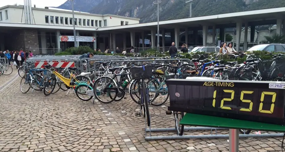 In 1.250 hanno fatto la cosa giusta: andare a Trento Fiere in bicicletta