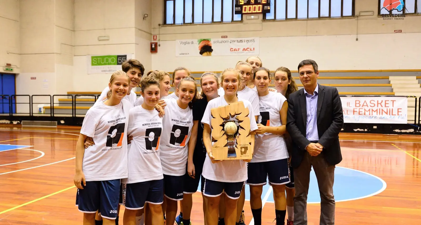Il Memorial \"Bocchi\" Under 16 in rosa conquistato dal Gs Belvedere Trento