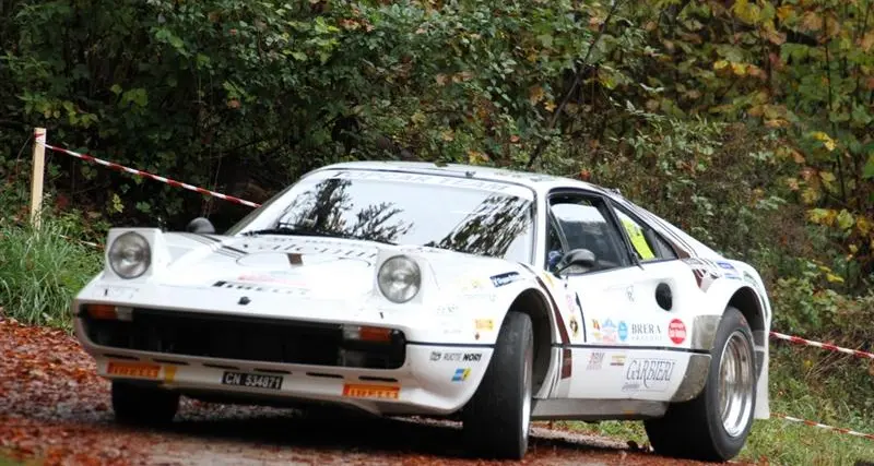 A «Lucky» e Cazzaro su Ferrari 308 GTB il 5° Valsugana Historic Rally