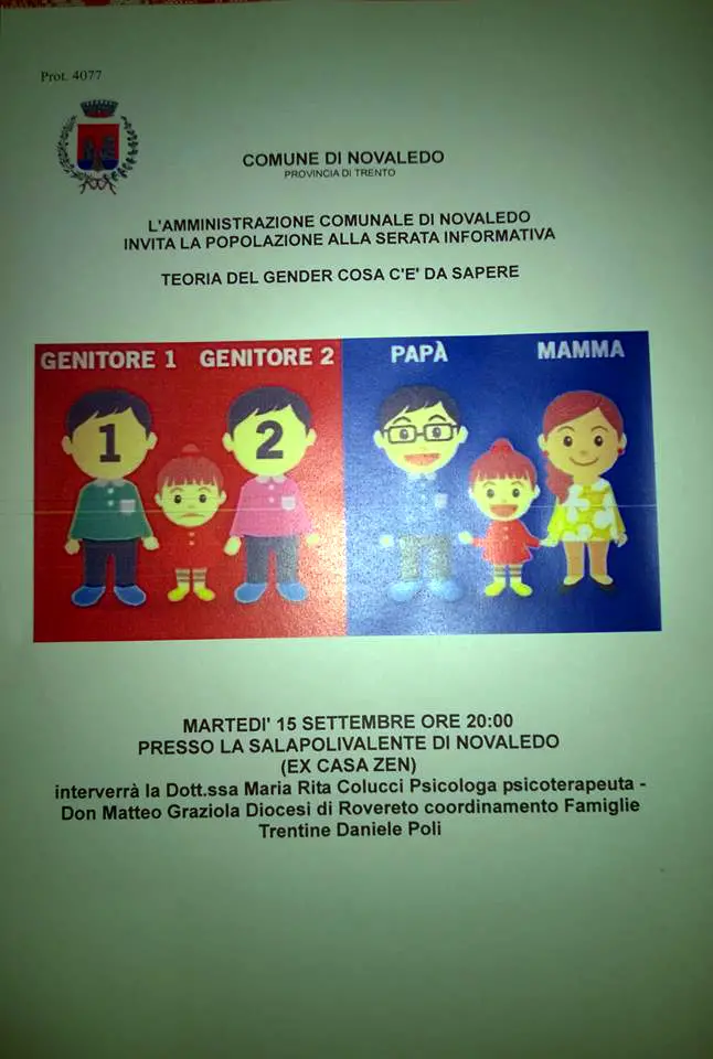Scuola e parità di genere, Ferrari critica il sindaco di Novaledo