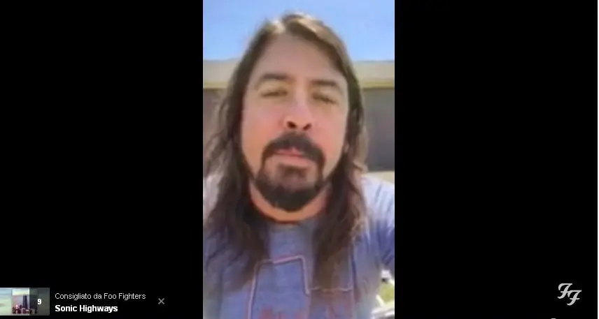Il video di Dave Grohl che risponde all'appello italiano