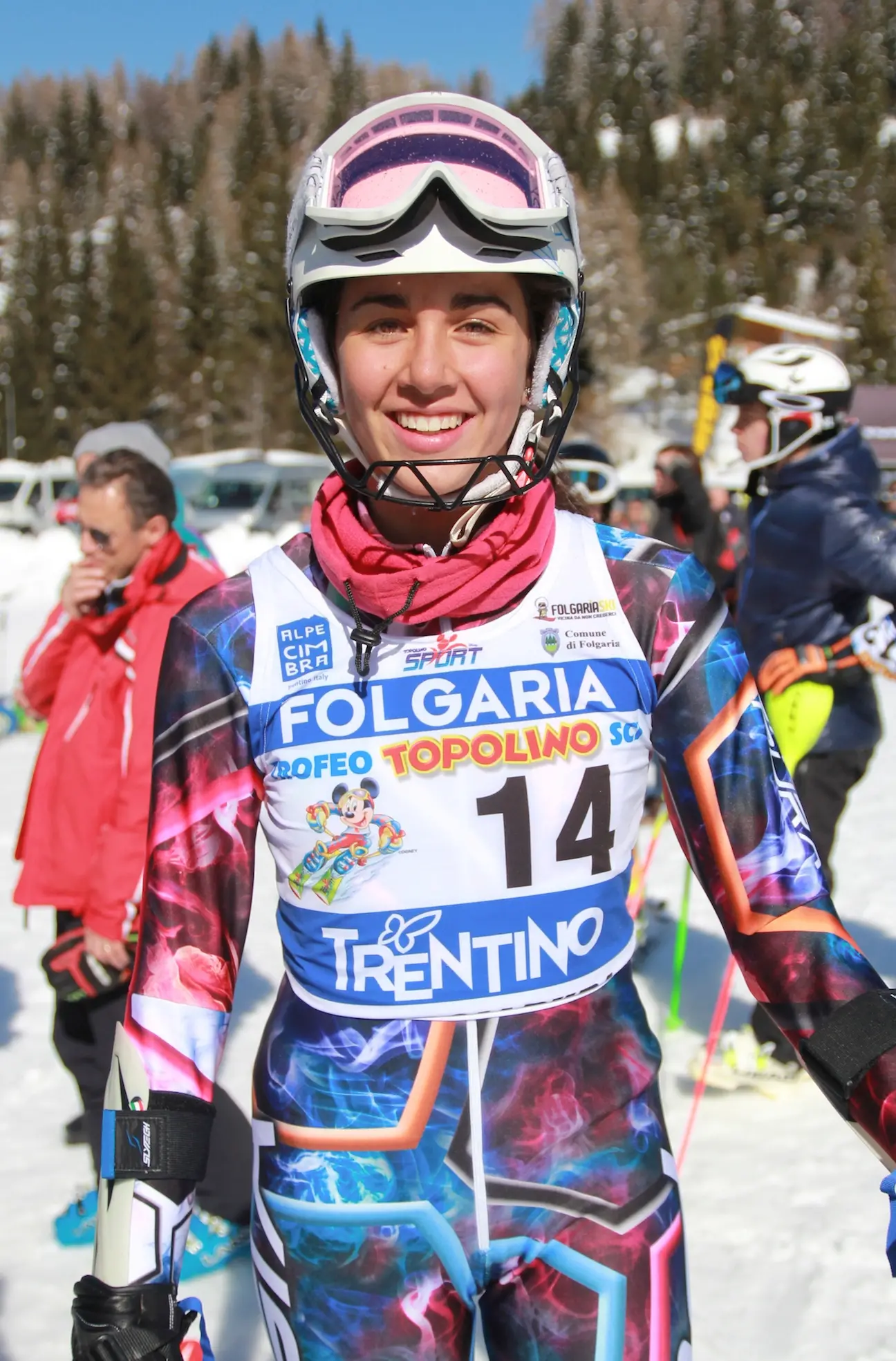 Lea Rier grande protagonista al Topolino Tanti talenti sulla neve di Folgaria