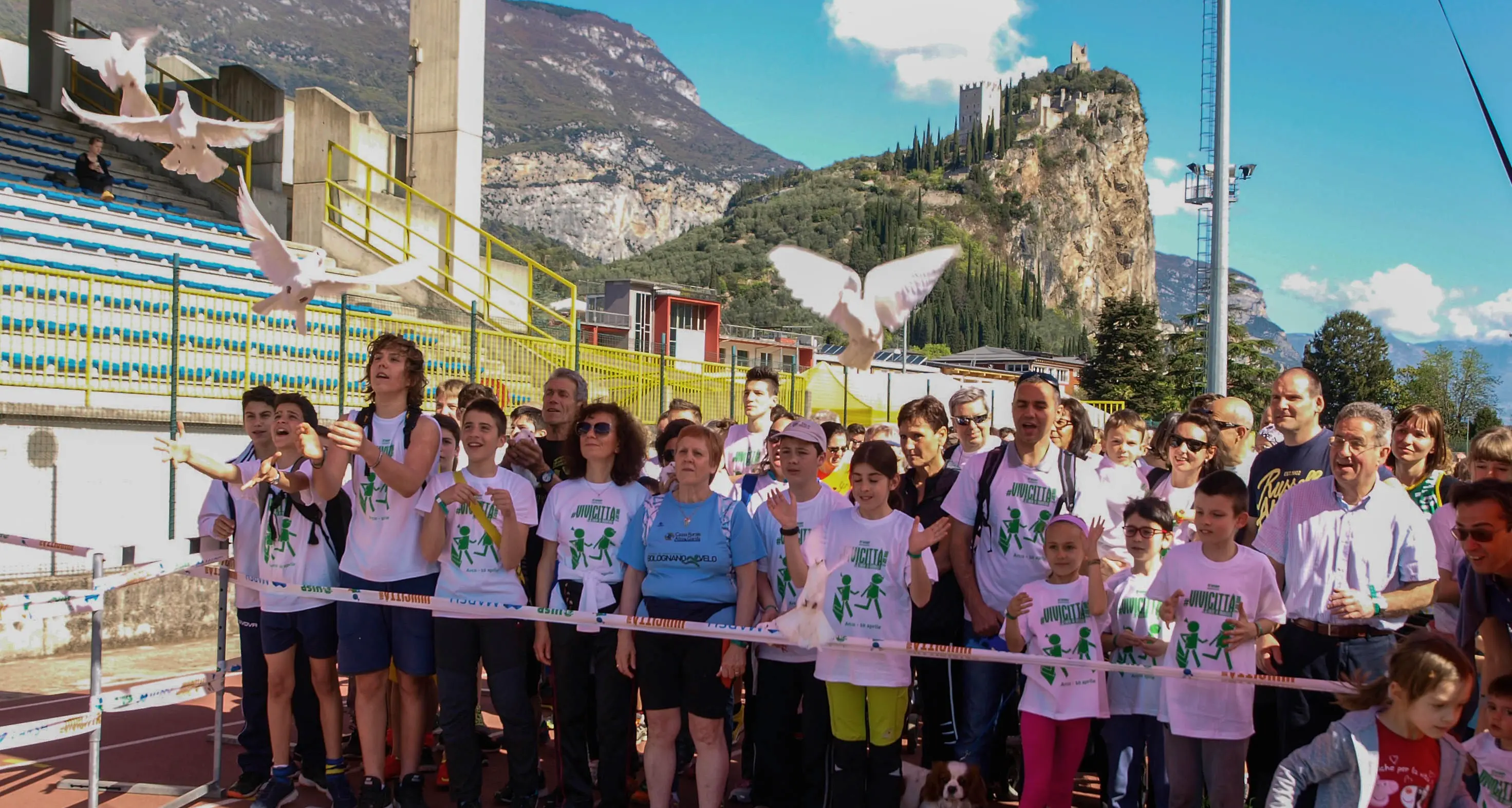 «Vivicittà», quasi mille di corsa e in marcia tra Arco e Dro
