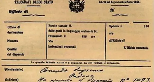 Ledro, il telegramma di Garibaldi torna in valle dopo 150 anni