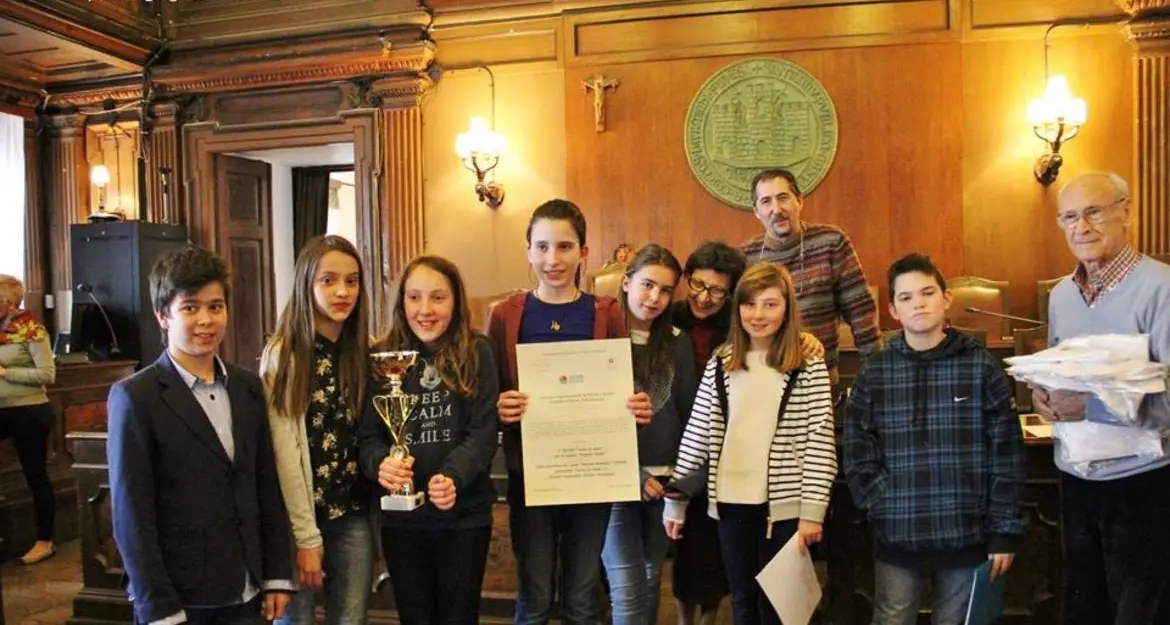 La 1C della Scuola Bresadola seconda premiata al Concorso internazionale di Poesia \"Castello di Duino\"