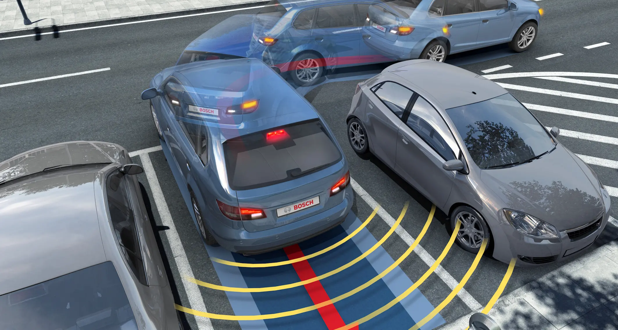 L'auto parcheggia da sola Bosch presenta il dispositivo