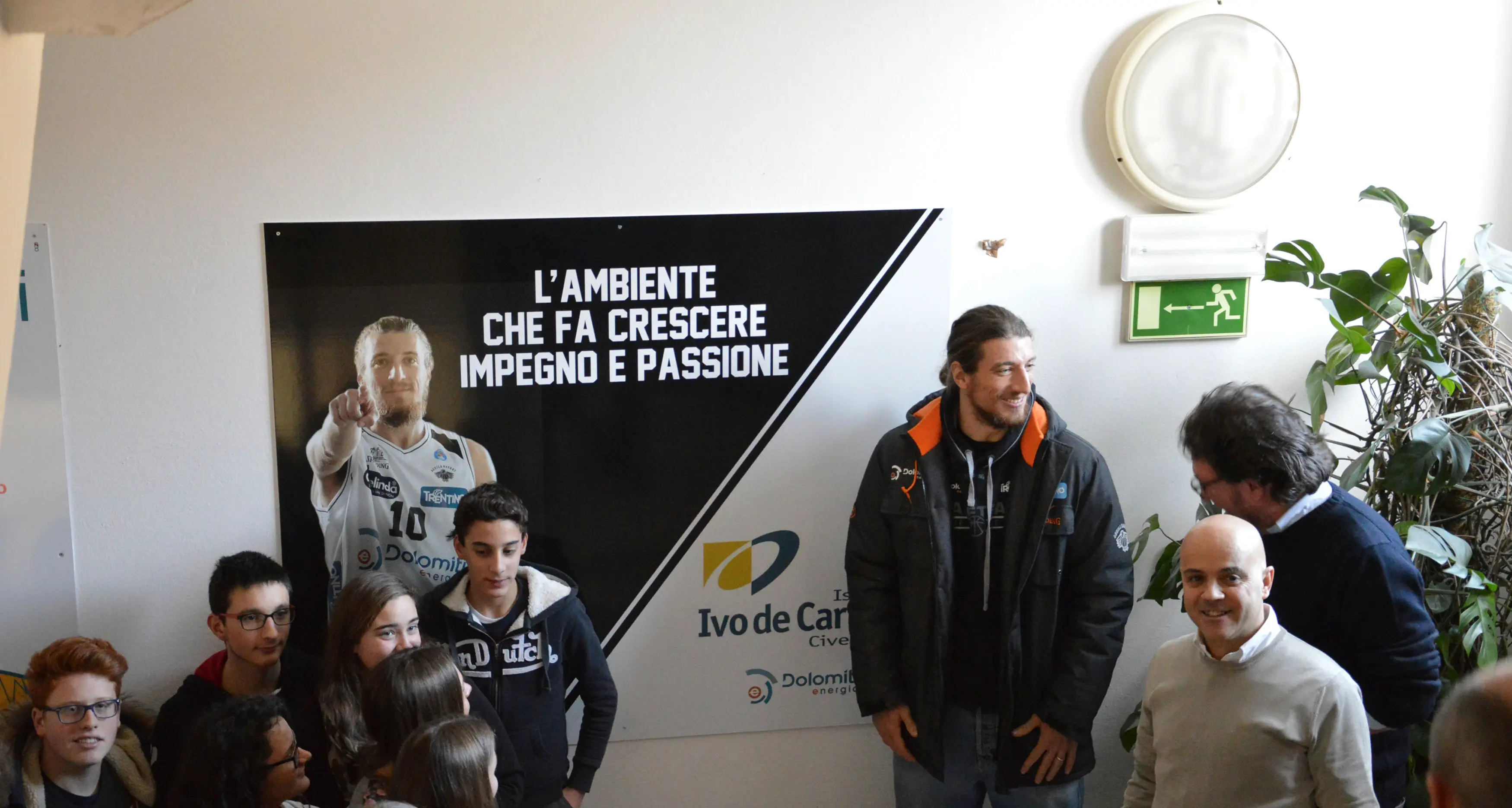 Capitan Forray in cattedra al De Carneri di Civezzano