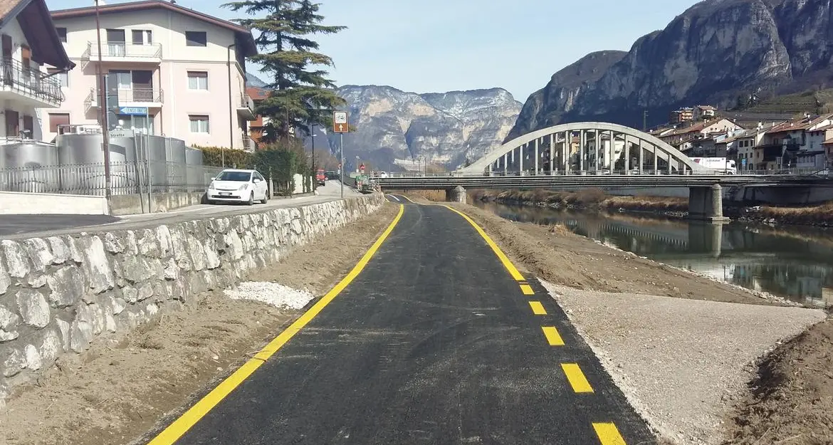 Ciclopedonali: a Grumo aperto il nuovo percorso della Valle dell’Adige