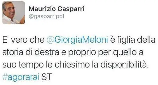 Gasparri sbaglia il verbo E «chiesimo» sfonda...