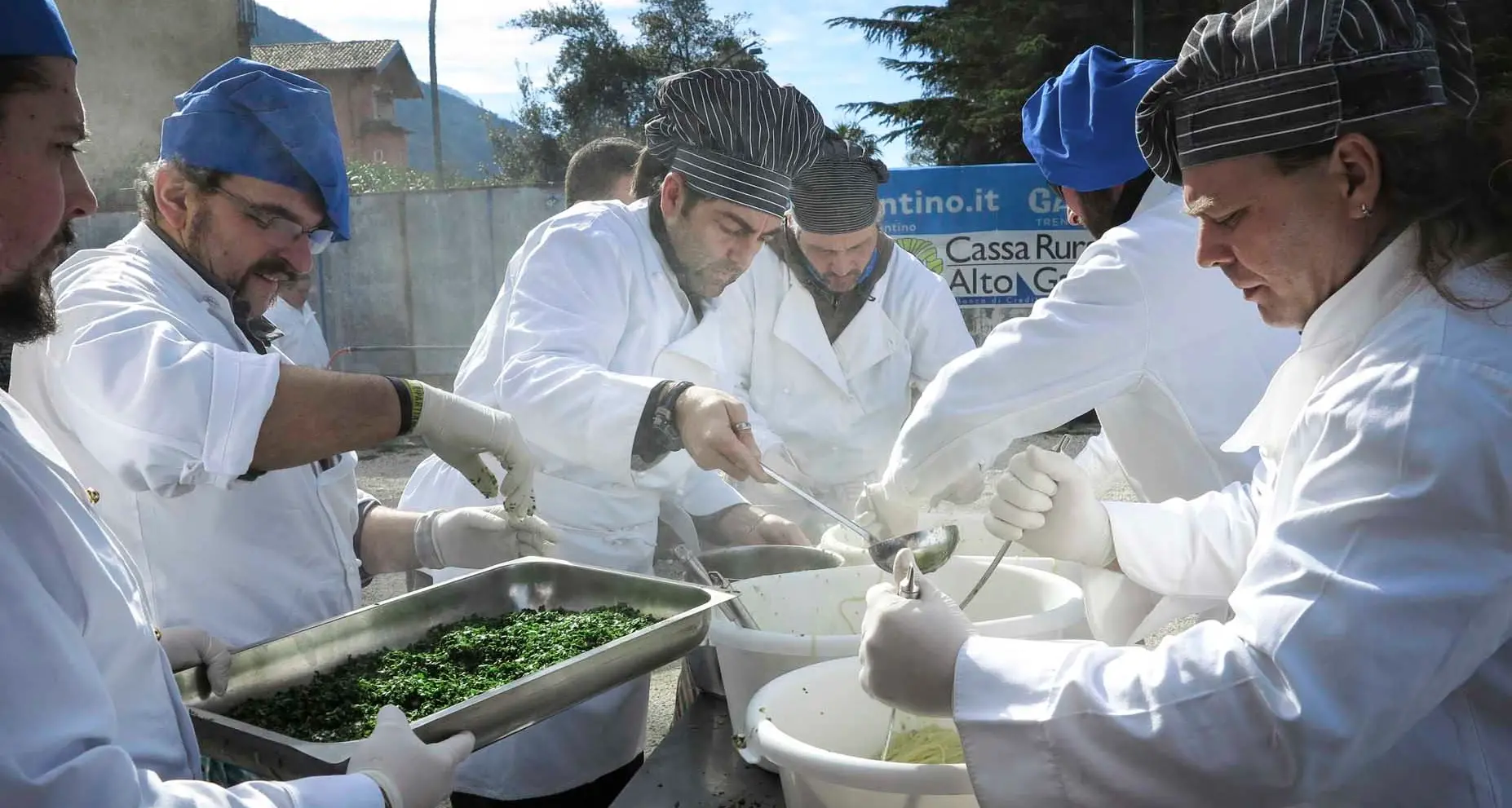Torbole, tre settimane di attesa poi finalmente la «Sbigolada»