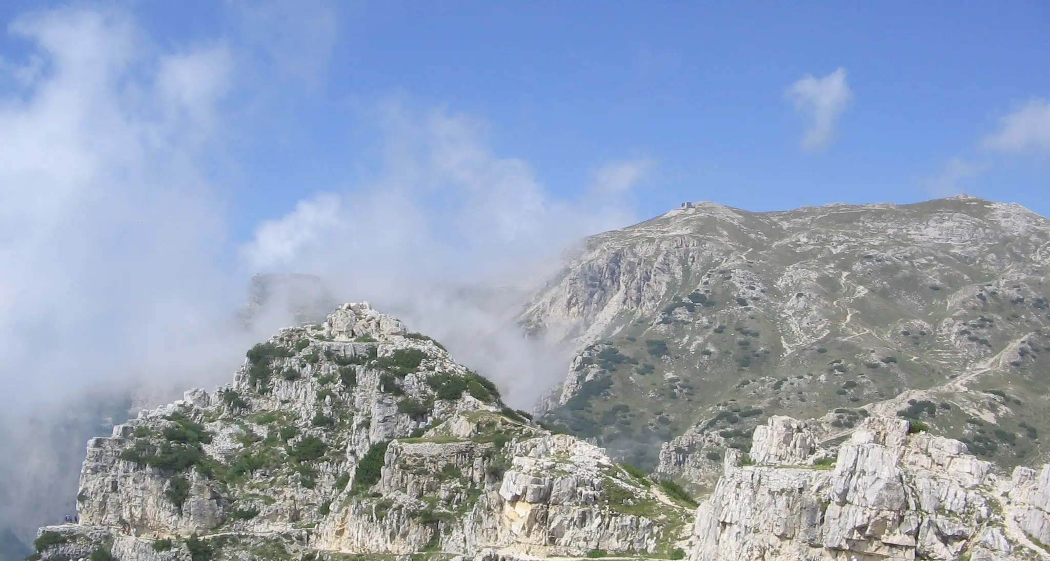 Pasubio, riprese le ricerche dell'escursionista disperso
