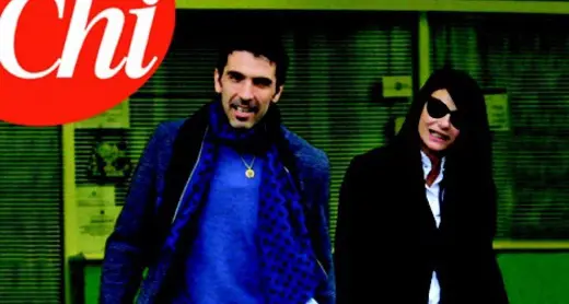 Gigi Buffon, Ilaria D'Amico e il piccolo Leopoldo Mattia, su Chi