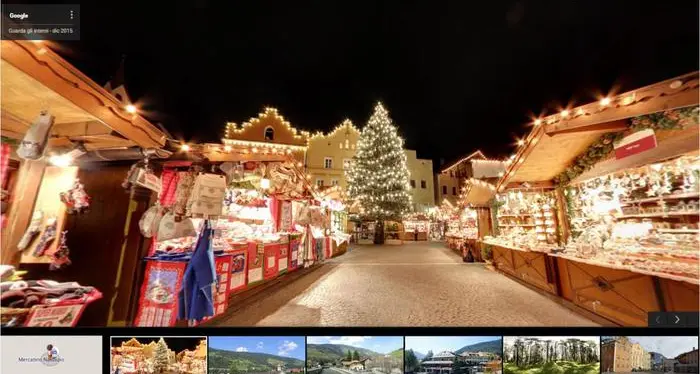 Google Street View a mercatino Bolzano