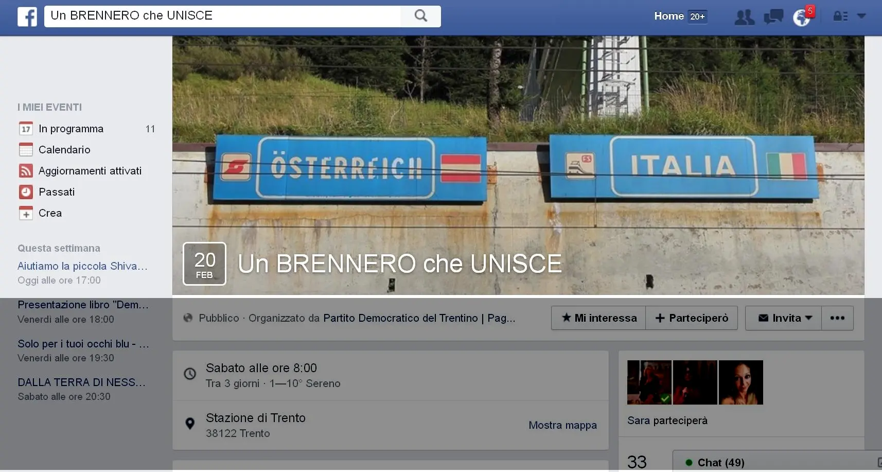 Brennero, sabato catena umana contro la barriera Domani presidio leghista: sacrosanta frontiera sigillata
