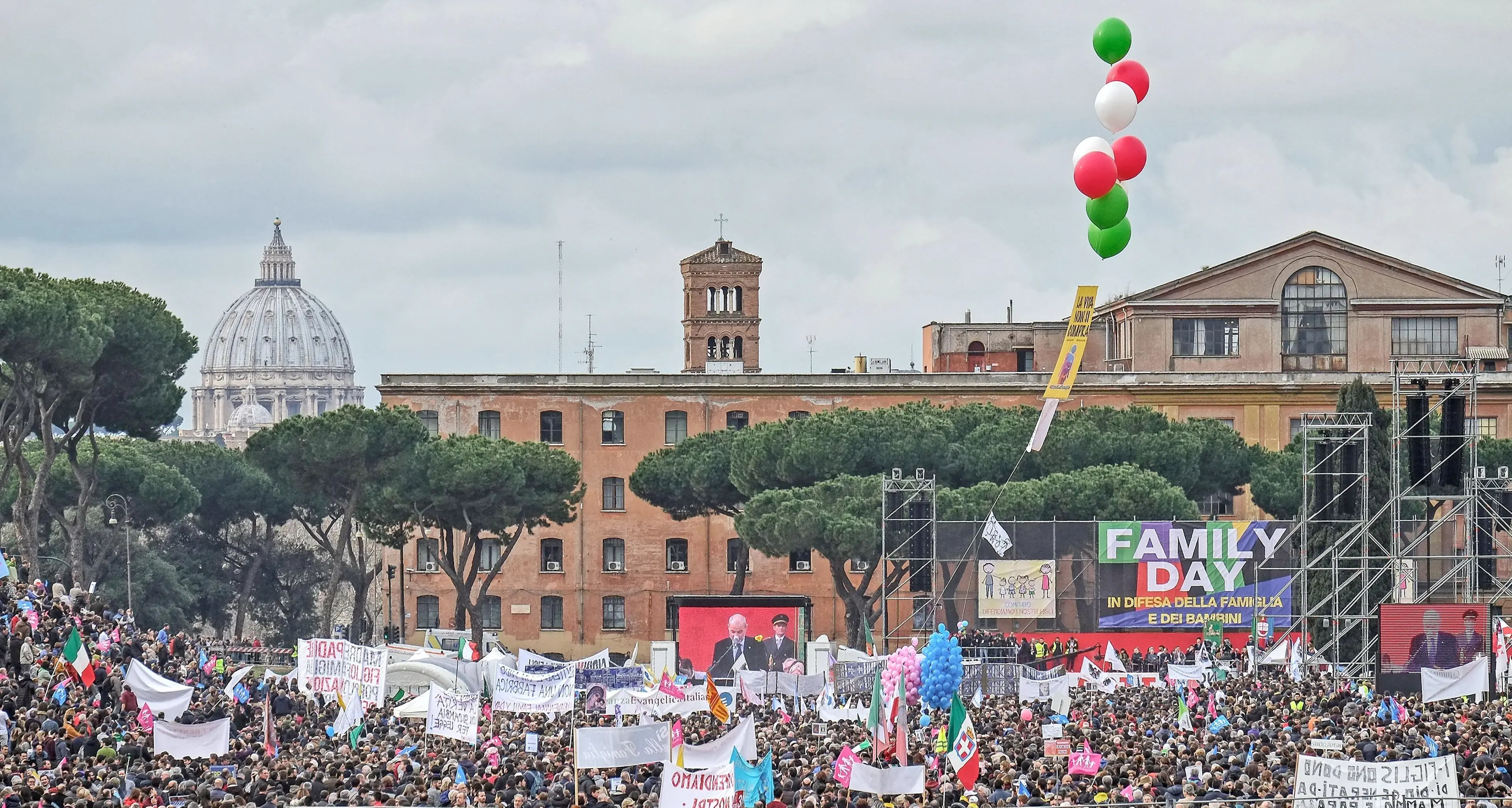 Family Day, da Roma il no al ddl sulle unioni civili