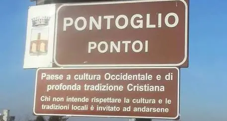 I cartelli di Pontoglio fanno il giro del mondo