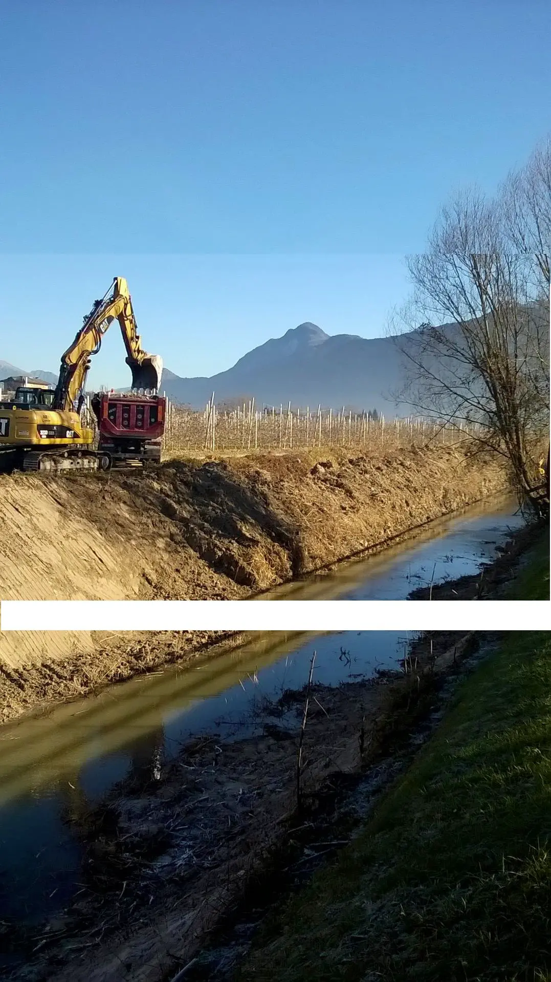 Bacini montani al lavoro su Brenta e Rio Maggiore