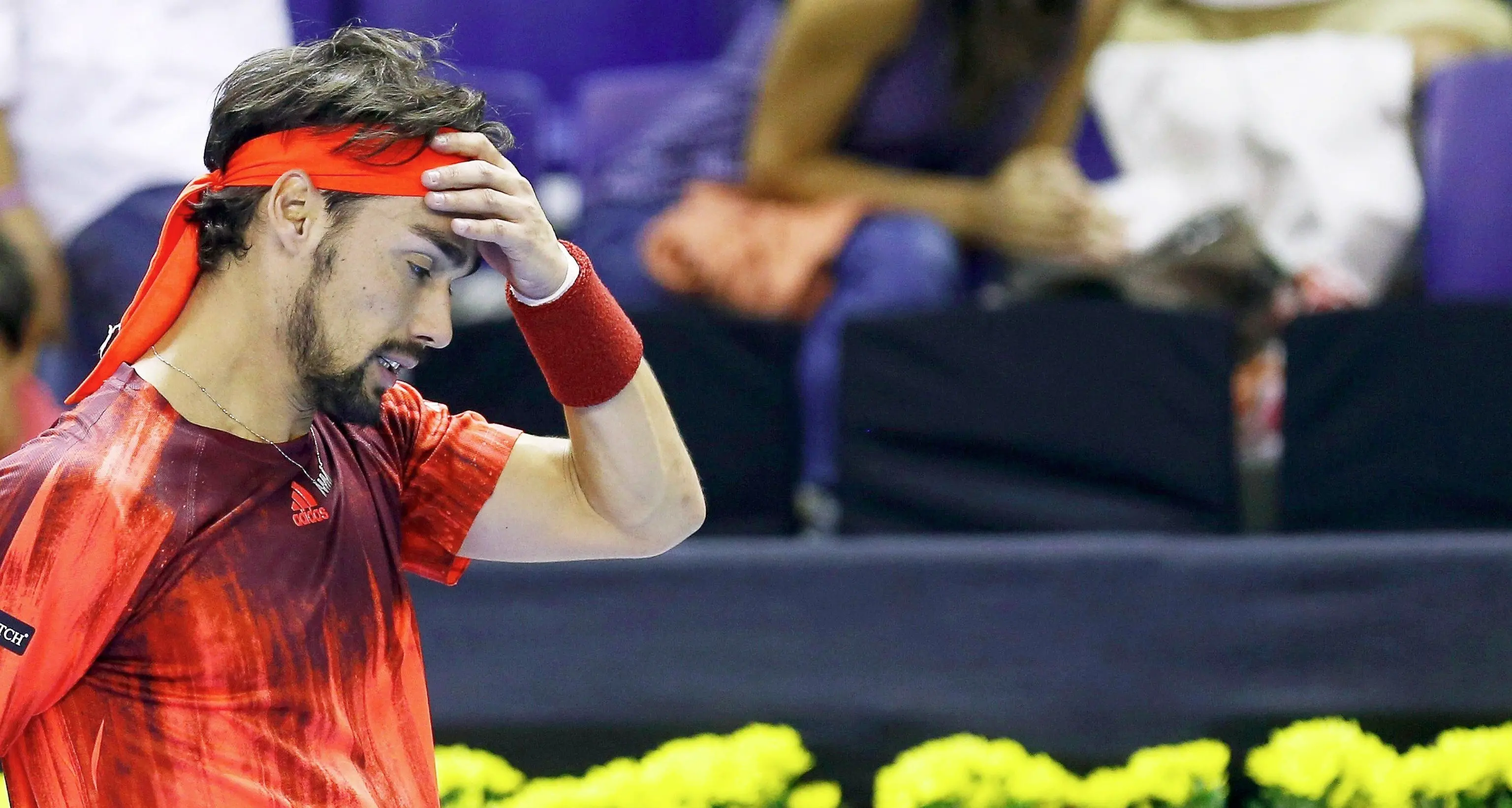 Fognini subito fuori al torneo di Valencia