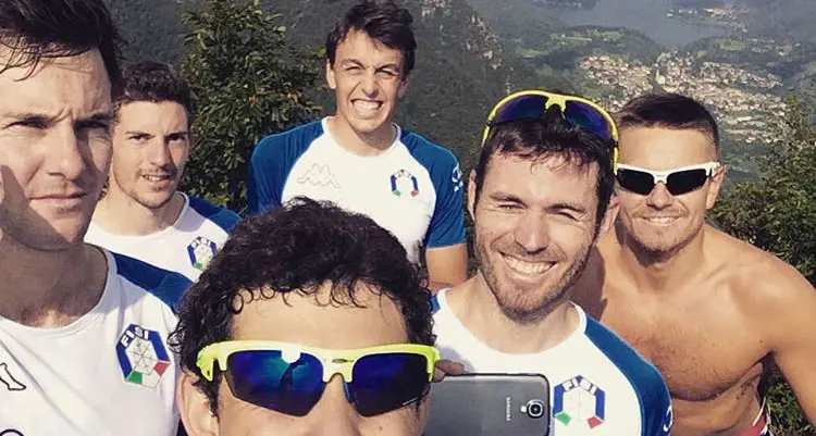 Sci di fondo, gli azzurri si allenano sul ghiacciaio del Passo dello Stelvio