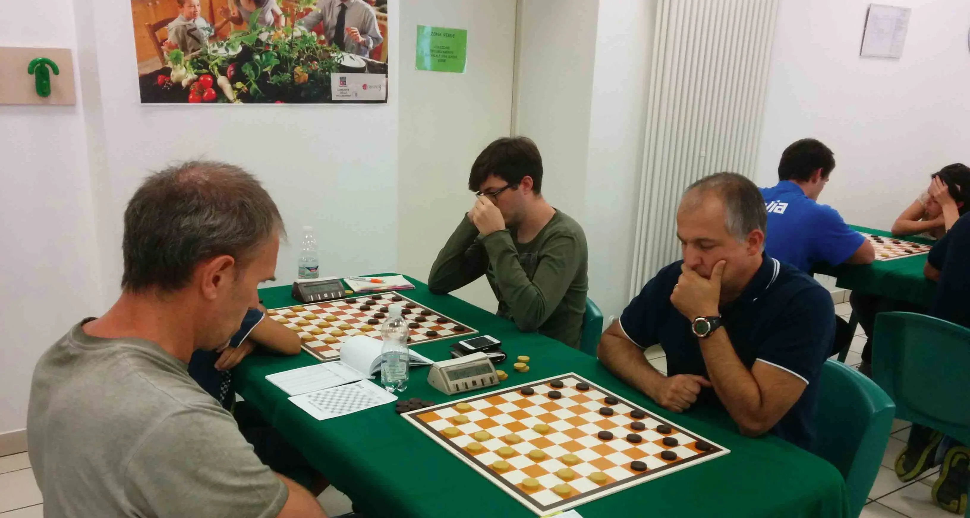 Campionato di dama: il terzo posto è di una trentina