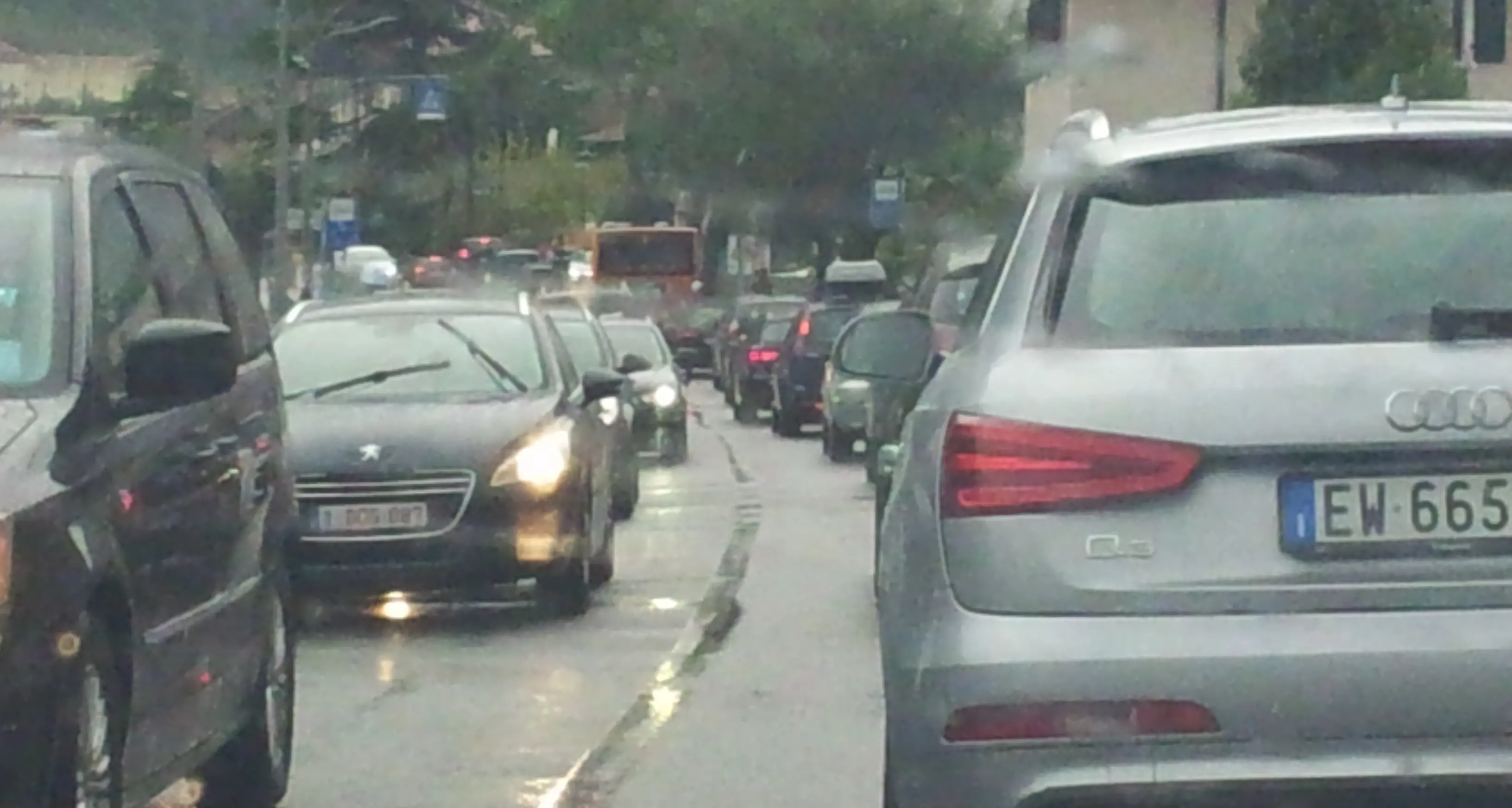 Rientro, maltempo e incidenti, traffico bloccato nell'Alto Garda