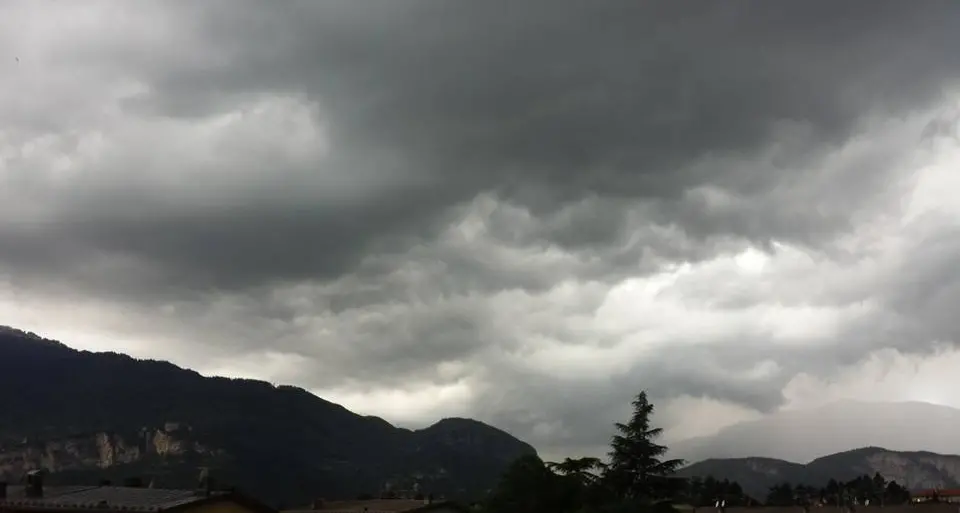 Anche sul Trentino arriva un'ondata di maltempo