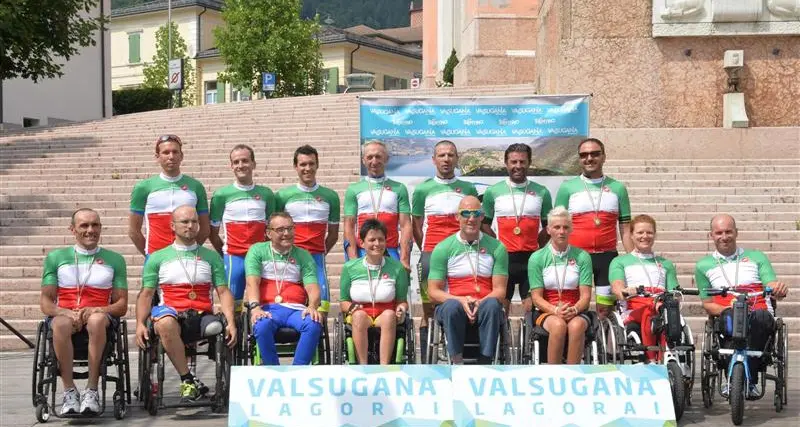 Handbike, a Levico laureati i campioni italiani a cronometro
