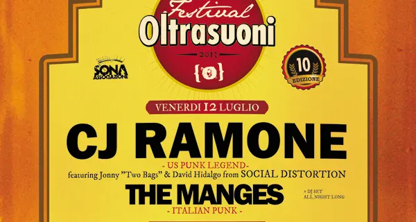 Oltrasuoni a Dro, arriva C.J. Ramone