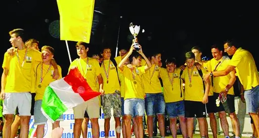 Pallamano Pressano in festa: under 14 campione d'Italia