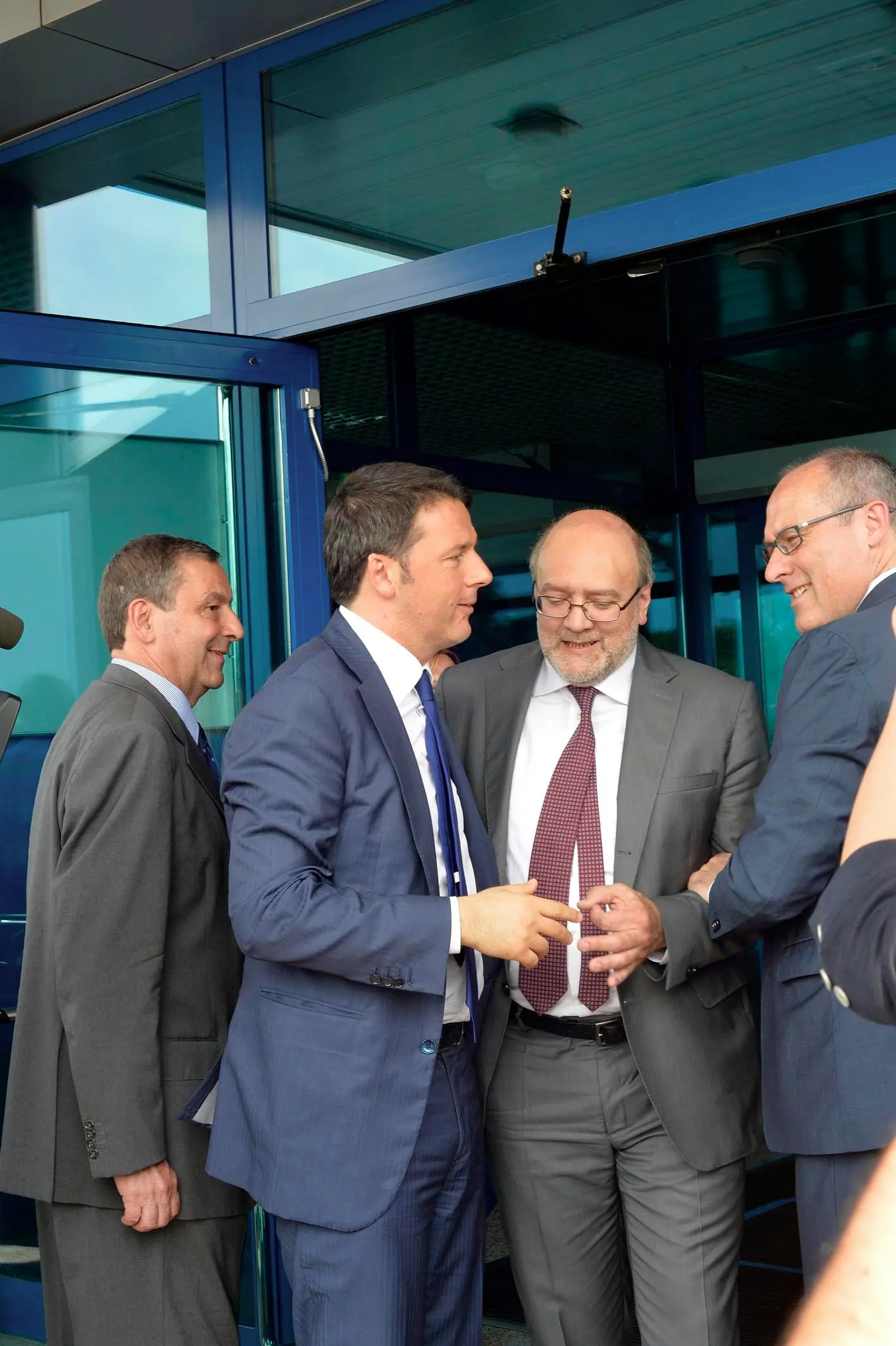 Renzi davanti a Dellai: \"Noi, il cantiere di centrosinistra\"