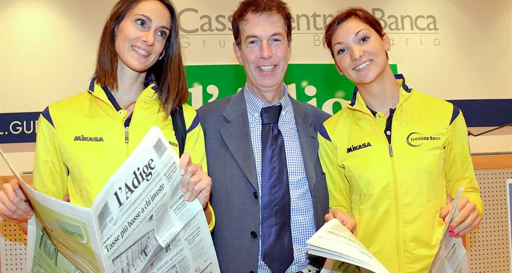 Domenica in regalo con l'Adige la guida «W Volley»