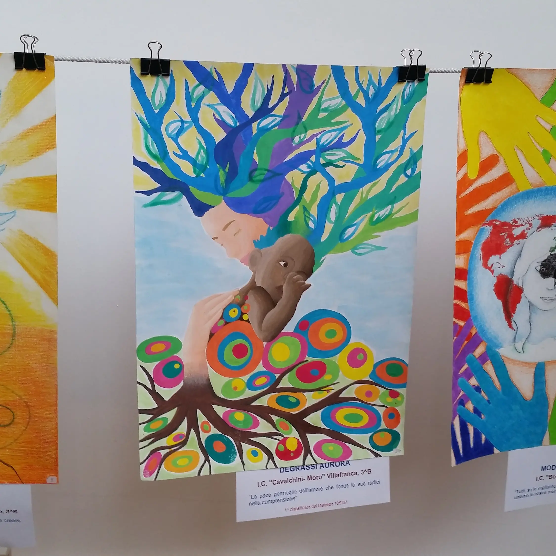Vallagarina: la pace disegnata dai ragazzini