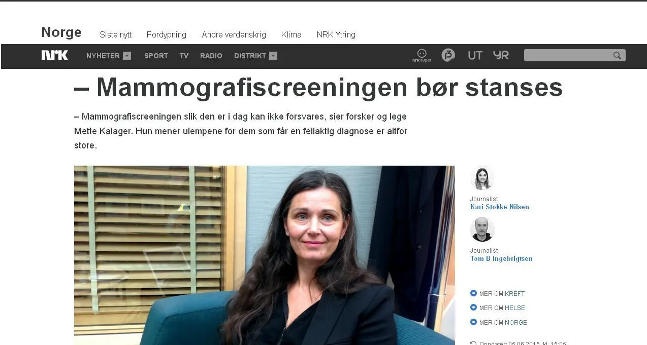 «Mammografia, lo screening ha troppi effetti collaterali»