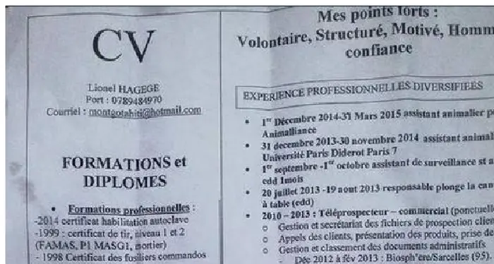 clochard con Cv commuove Parigi