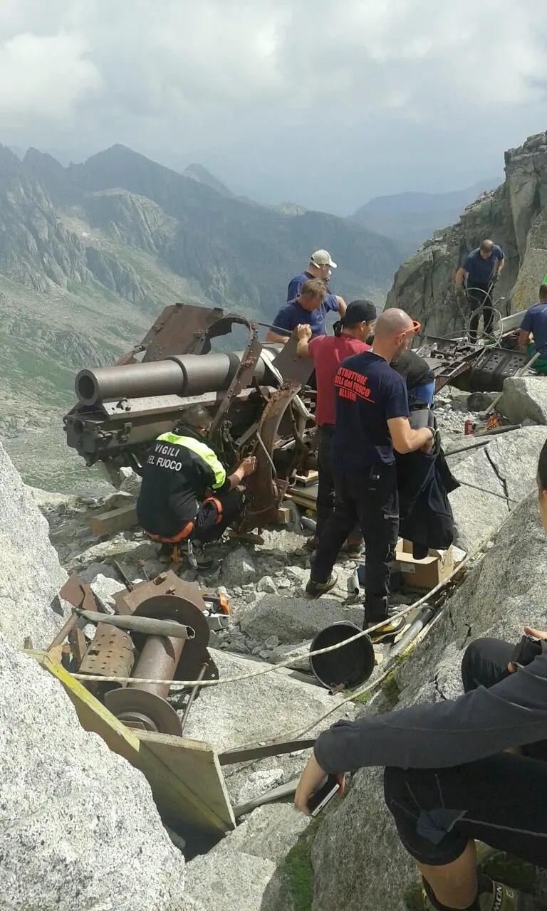 Cannone in sicurezza