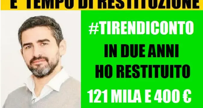 Fraccaro (M5S): «In due anni ho restituito 121mila euro»