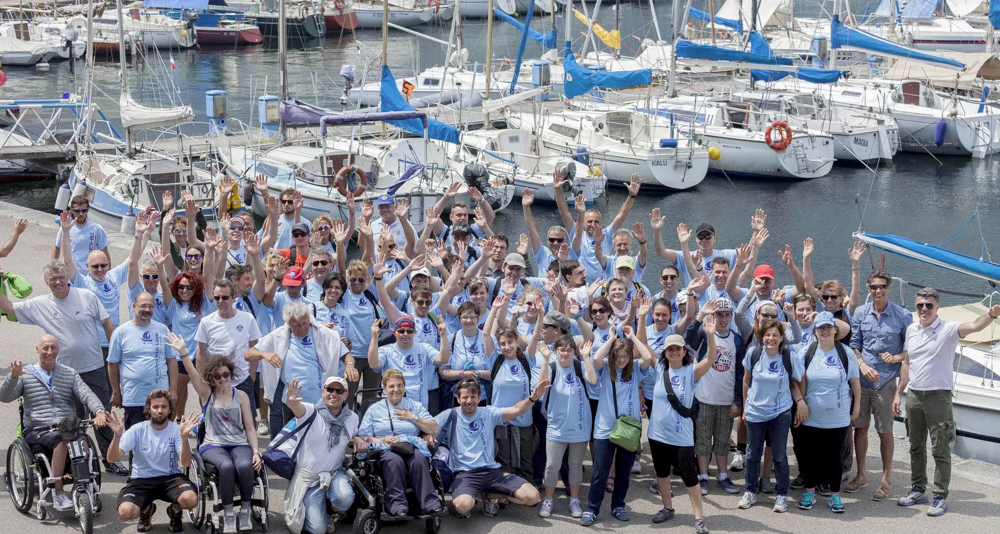 Una giornata di vela sul Garda per i ragazzi delle coop sociali